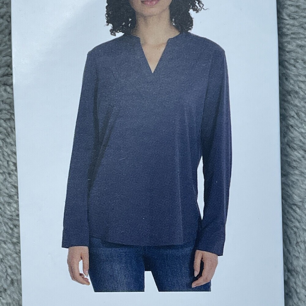 REV Women's Blouse Blouse Size M Blue a1911
